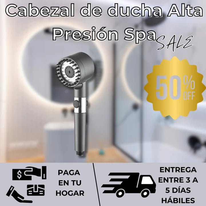 ¡SUPER OFERTA! Cabezal de ducha Alta Presión Spa™